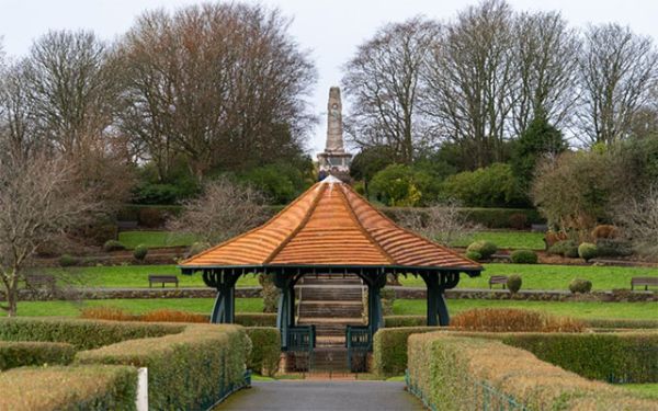 Image of band stand in Barrow Park